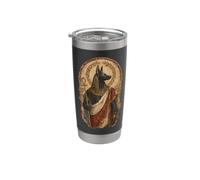 Anu gyptien divinité Ankh Ancien Temple Sacré Art Gobelet isotherme en acier inoxydable double paroi