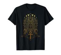 Anubis Géométrie sacrée Ankh Sphinx Égypte Ancienne T-Shirt