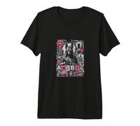 Anubis Hiéroglyphes égyptiens du Monde Souterrain T-Shirt Haut de Gamme
