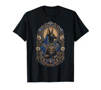 Anubis Icône sacrée Bleue de divinité égyptienne T-Shirt Graphique avec Valeur