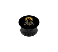 Anubis Icône sacrée Bleue du Dieu égyptien PopSockets PopGrip Adhésif