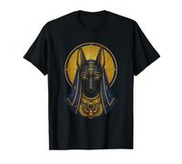 Anubis Icône sacrée de divinité égyptienne Bleue T-Shirt Graphique avec Valeur