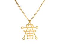Anubis Ipos Collier pour hommes Collier égyptien Dieu de la décadence Embaumement Funérailles Ankh gothique