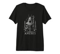 Anubis - Jackal Gardien égyptien des pèvres T-Shirt Haut de Gamme