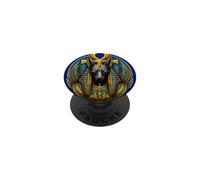 Anubis Jackal God Ankh Ancient Egyptien Mythe Art PopSockets PopGrip Adhésif
