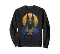 Anubis Portrait d'icône sacrée de la divinité du chacal égyptien Sweatshirt
