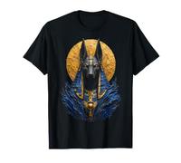 Anubis Portrait d'icône sacrée de la divinité du chacal égyptien T-Shirt