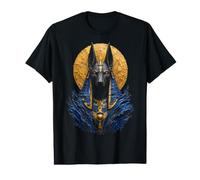 Anubis Portrait d'icône sacrée de la divinité du chacal égyptien T-Shirt Graphique avec Valeur