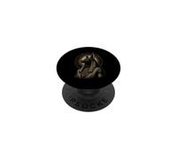 Anubis Portrait mythologique Vintage de divinité égyptienne PopSockets PopGrip Adhésif