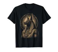 Anubis Portrait mythologique Vintage de divinité égyptienne T-Shirt