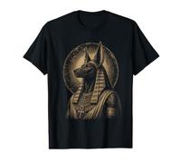 Anubis Portrait mythologique Vintage de divinité égyptienne T-Shirt Graphique avec Valeur