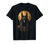 Anubis Portrait sacré du Dieu égyptien Antique chacal T-Shirt Graphique avec Valeur