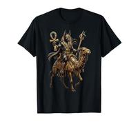 Anubis Riding Camel Ancienne Egypte Mythologie Egyptologie T-Shirt