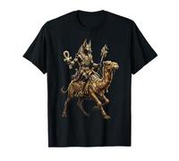 Anubis Riding Camel Ancienne Egypte Mythologie Egyptologie T-Shirt