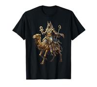 Anubis Riding Camel Ancienne Egypte Mythologie Egyptologie T-Shirt