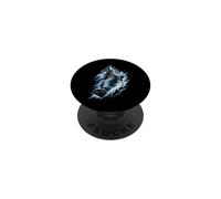 Anubis Snowboarder Egyptienne Divinité Montagne Hiver Icône Art PopSockets PopGrip Adhésif