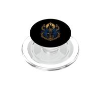 Anubis Œuvre d'art représentant l'icône sacrée de la divinité égyptienne Bleue PopSockets PopGrip pour MagSafe