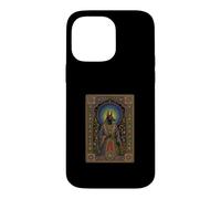 Anubis Œuvre d'art sacrée ornée de divinités égyptiennes Anciennes Coque pour iPhone 14 Pro Max