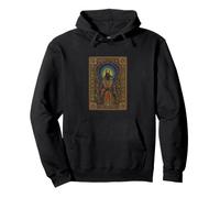 Anubis Œuvre d'art sacrée ornée de divinités égyptiennes Anciennes Sweat à Capuche