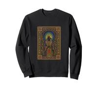 Anubis Œuvre d'art sacrée ornée de divinités égyptiennes Anciennes Sweatshirt