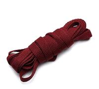 ANUFER 1 Paire 9mm de Large Plat Lacets pour Entraîneurs Bottes Classique Lacets de Chaussures Remplacement 70-300cm P11 Bourgogne 200cm