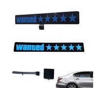 Anulely Autocollant électrique pour décoration de pare-brise, pare-brise avant et arrière de voiture pour coffre, mur, pare-brise