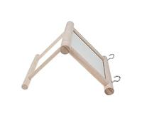 Anulely Balançoire miroir pour oiseau | Support de jeu interactif pour perroquets, perruches, aras, calopsittes, calopsittes