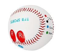 Anulely Ballon de baseball d'entraînement de lancer, équipement d'entraînement de baseball de 22,9 cm, baseball avec repères de positionnement des doigts à code couleur pour augmenter la vitesse de
