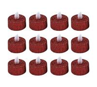 Anulely Bougies sans flamme | Bougies chauffe-plat à piles sans flamme | Petites bougies chauffe-plat LED réalistes durables pour Halloween, thème