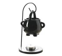 Anulely Brûleur Fondant Cire Parfumée, Brûleu De Cire De Chaudron Suspendus pour Les Ornements De Fête d'halloween, Diffuseur Huile Essentielle Maison