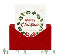 Anulely Cartes de vœux de Noël - Cartes de Noël créatives pour enfants - Cartes de vœux de Noël pour les activités de Noël