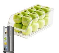 Anulely Conteneurs de stockage de fruits et légumes, conteneurs de fruits pour réfrigérateur - Organisateur alimentaire de grande capacité | Organisateur de tiroir de réfrigérateur transparent, bac de