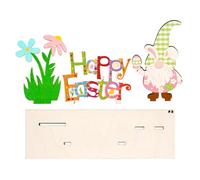 Anulely Décorations de Pâques - Décoration de table en forme de lapin autoportant, décorations de table de lapin de Pâques, décoration d'intérieur, fournitures, joyeux Pâques pour enfants