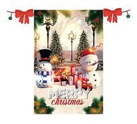 Anulely Drapeau de Noël | Drapeau de jardin d'hiver, drapeaux de jardin décoratifs double face pour créer une ambiance de Noël pour jardin, ferme, pelouse, cour