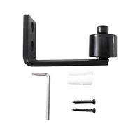 Anulely Guides de porte de grange pour bas | Supports inférieurs de porte de grange coulissante | Guide inférieur de porte coulissante, rail de sol de porte de grange, kit de matériel à rouleau pour