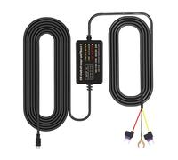Anulely Kit de câblage pour caméra de voiture - Kit matériel de protection basse tension | Enregistreur vidéo de conduite 24 heures avec câble abaisseur pour navigateur GPS