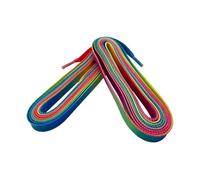 Anulely Lacets de patins de hockey | Lacets cirés pour patins à roulettes, patins de hockey, patins à roues alignées, patins à glace, Colorful2., 96"