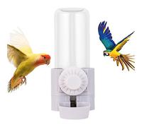 Anulely Mangeoire à eau pour oiseaux d'extérieur | 500 ml - Distributeur d'eau automatique pour oiseaux - Grande capacité - Abreuvoir pour perroquets, écureuils, cochons d'Inde, oiseaux