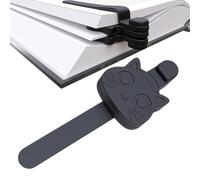 Anulely Marque-pages amusants pour la lecture, marqueurs magnétiques en silicone pour lecture de chatons | Marque-page pour livres, romans, magazines, bandes dessinées