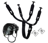 Anulely Mentonnière réglable pour casque de hockey sur glace, accessoires de casque de sport | Mentonnière de rechange pour casque de hockey, longueur et serrage réglables