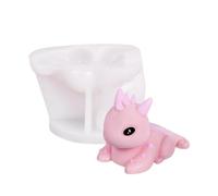 Anulely Moule en silicone en forme de dragon | Moule à bonbons au chocolat | Moule épais et résistant aux déchirures pour barre de lotion, salle de bain, décoration de gâteau de la maison