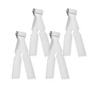 Anulely Petite pince pour apéritifs - Pince à dessert en acier inoxydable - Pince à tarte - Décoration et scellage de biscuits - Outil de pâtisserie pour croûtes de tarte - Gadgets de cuisine