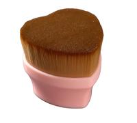 Anulely Pinceau applicateur de fond de teint liquide, pinceau estompeur de fond de teint liquide,Applicateur de crème solaire cosmétique - Outils de maquillage en poudre en forme de cœur, applicateur