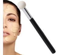 Anulely Pinceau de maquillage en forme de tête de champignon, éponge de maquillage, pinceau correcteur, pinceau éclaircissant avec tête de champignon, pinceau pour fard à paupières, pinceau éponge