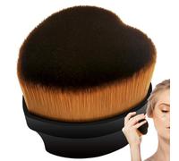 Anulely Pinceau estompeur pour fond de teint liquide, pinceau applicateur cosmétique | Applicateur de crème solaire cosmétique | Outils de maquillage en poudre en forme de cœur, applicateur cosmétique