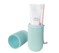 Anulely Porte-brosse à dents de voyage, étui de voyage étanche à la poussière pour brosse à dents et dentifrice | Porte-brosse à dents de voyage pour voyage, salle de bain, affaires, camping, école