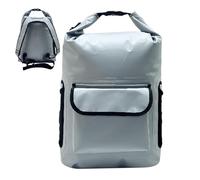 Anulely Sac à dos imperméable pour voyage, sac de pêche imperméable de grande capacité, sac à dos d'extérieur, tissu en maille PVC 500D, sac à dos multifonctionnel pour bateau, fitness, cyclisme