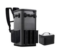 Anulely Sac à dos pour matériel de pêche - Sac à dos de pêche 49 L avec support de canne, sac à dos de pêche, sac à dos multifonctionnel pour homme et femme, 6 emplacements pour canne, Refer to