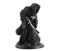 Anulely Statue De Faucheuse en Résine, Sculpture Gothique Figurine Ornement Style Obscur Résine Artisanat Ornements Sombres, Décoration Créative pour Armoires De Bureau À Domicile