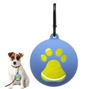 Anulely Support de balle pour chien, sac de balle en silicone, accessoire pour chien, jouet portable pour chien, chiot, extérieur